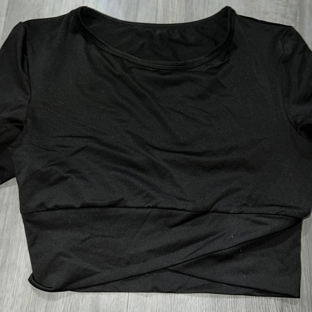 Athletic crop top